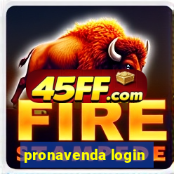 pronavenda login